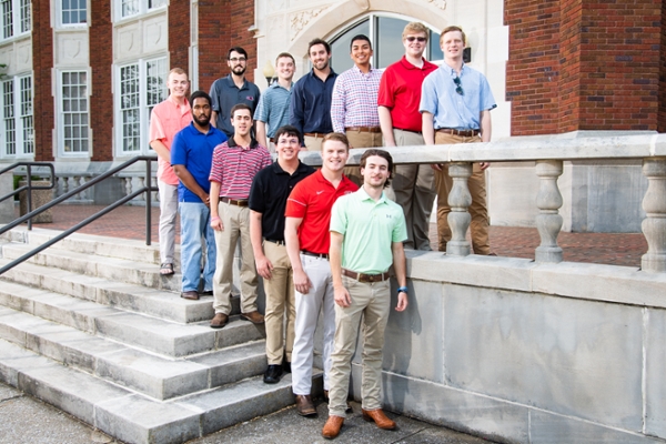 JSU IFC Men on Angle Steps